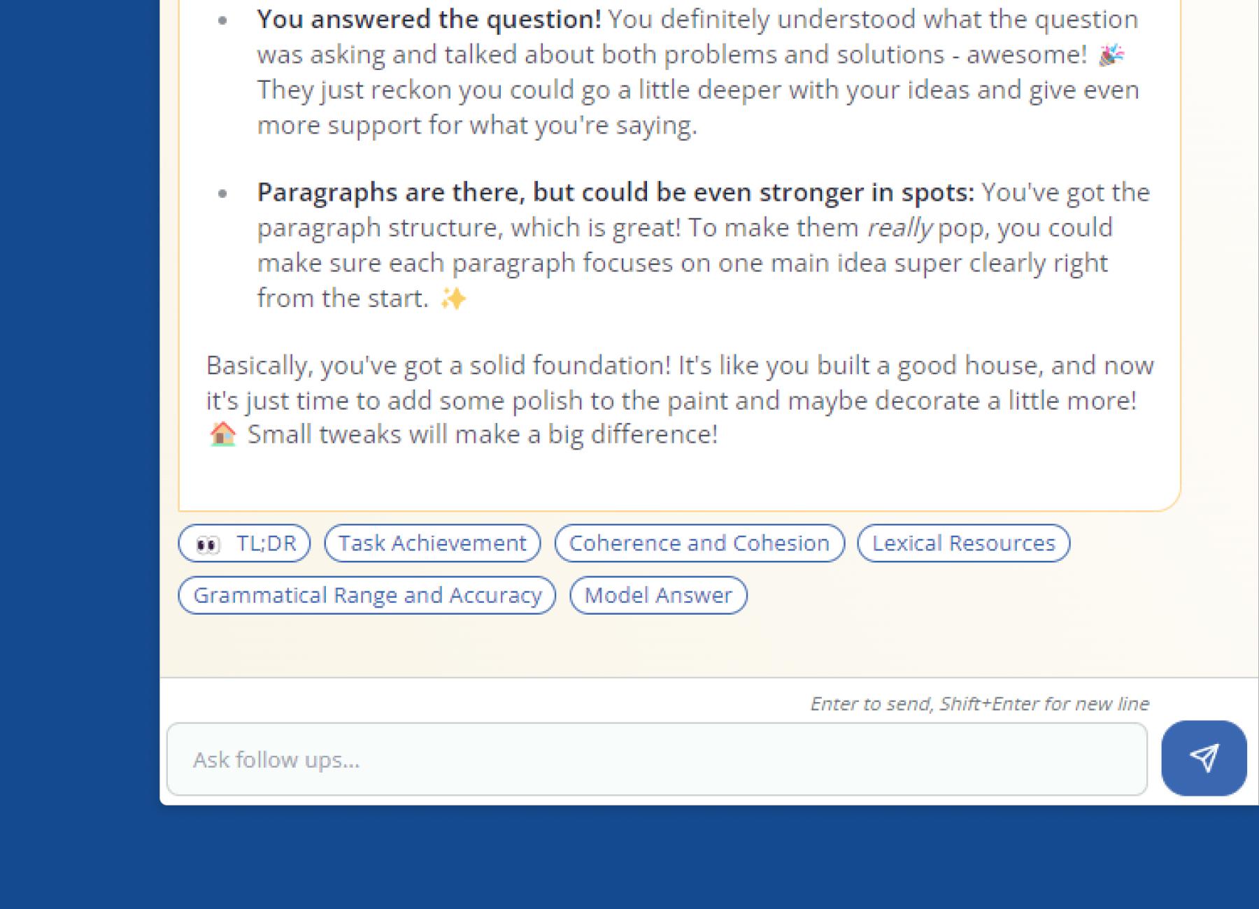 Feature Chatbot